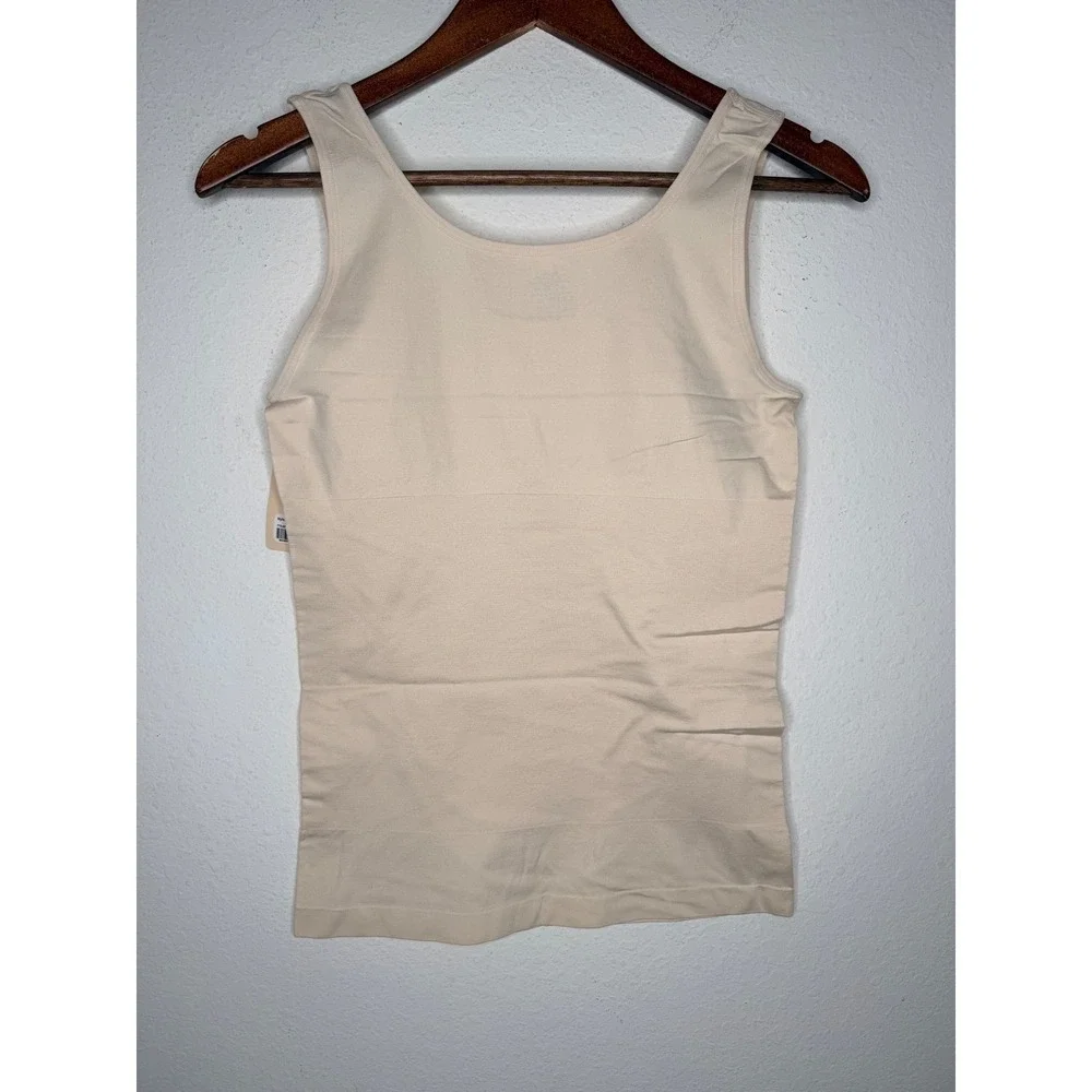 NWT Essentials by Tummy Tank Nude Seamless Shapewear Tank‎ TT5-007 Sz 1X/2X